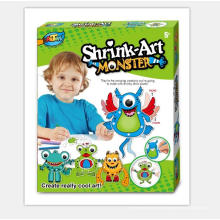 Excelentes kits de artesanía para niños Art Monster encogen sábanas de plástico